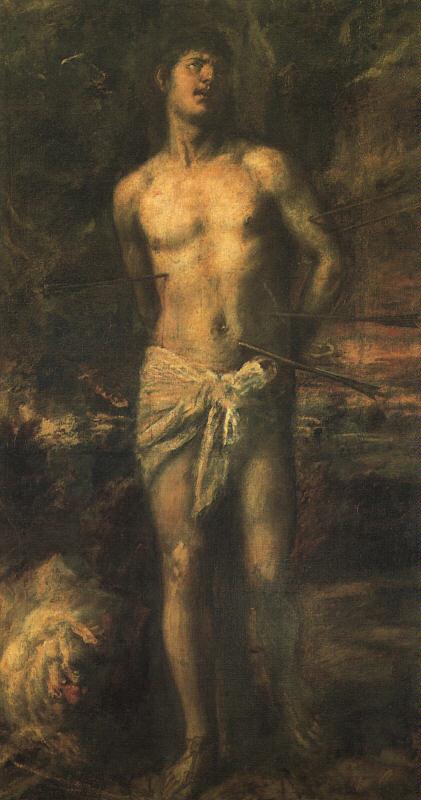  Titian Saint Sebastian France oil painting art